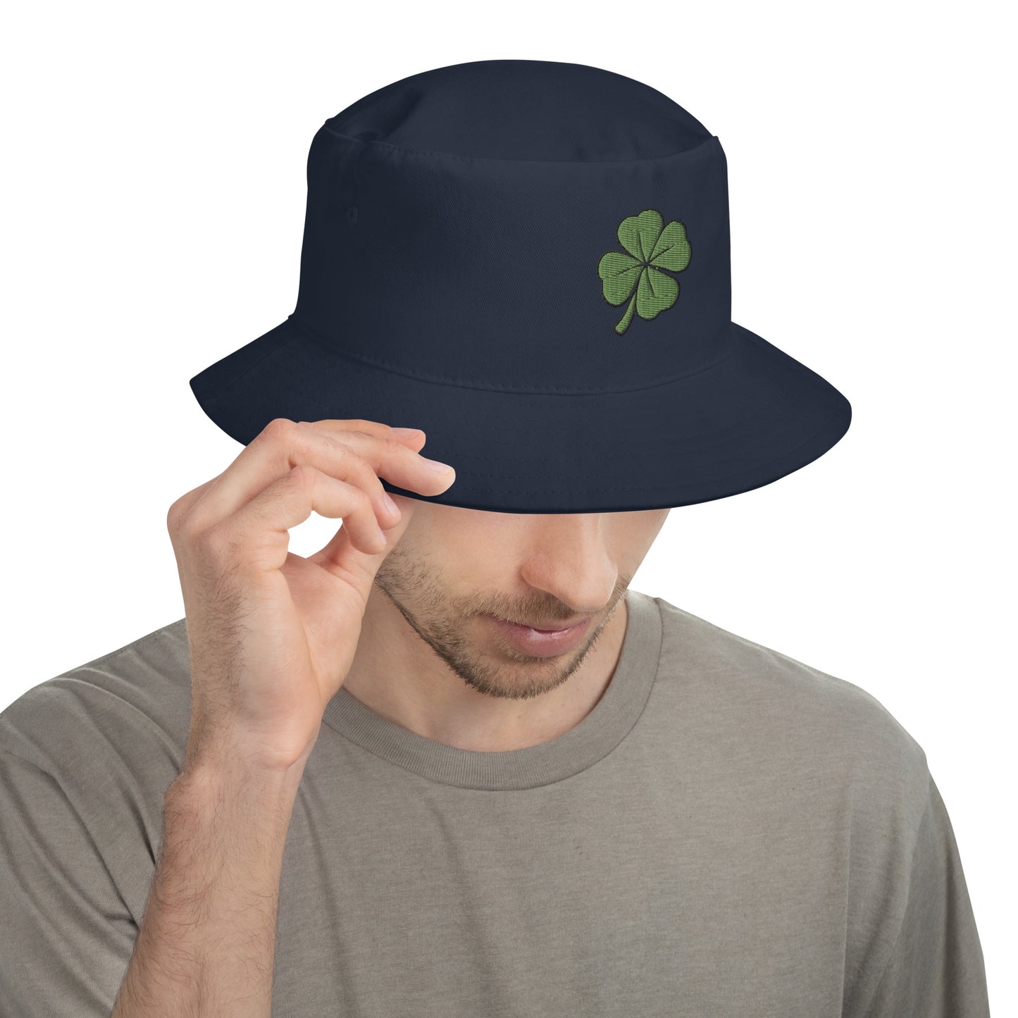 4 Leaf Clover Good Omen Bucket Hat